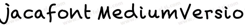 jacafont MediumVersion 001000字体转换